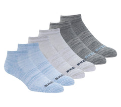 6 Pack Low Cut Non Terry Socks | Skechers outlet