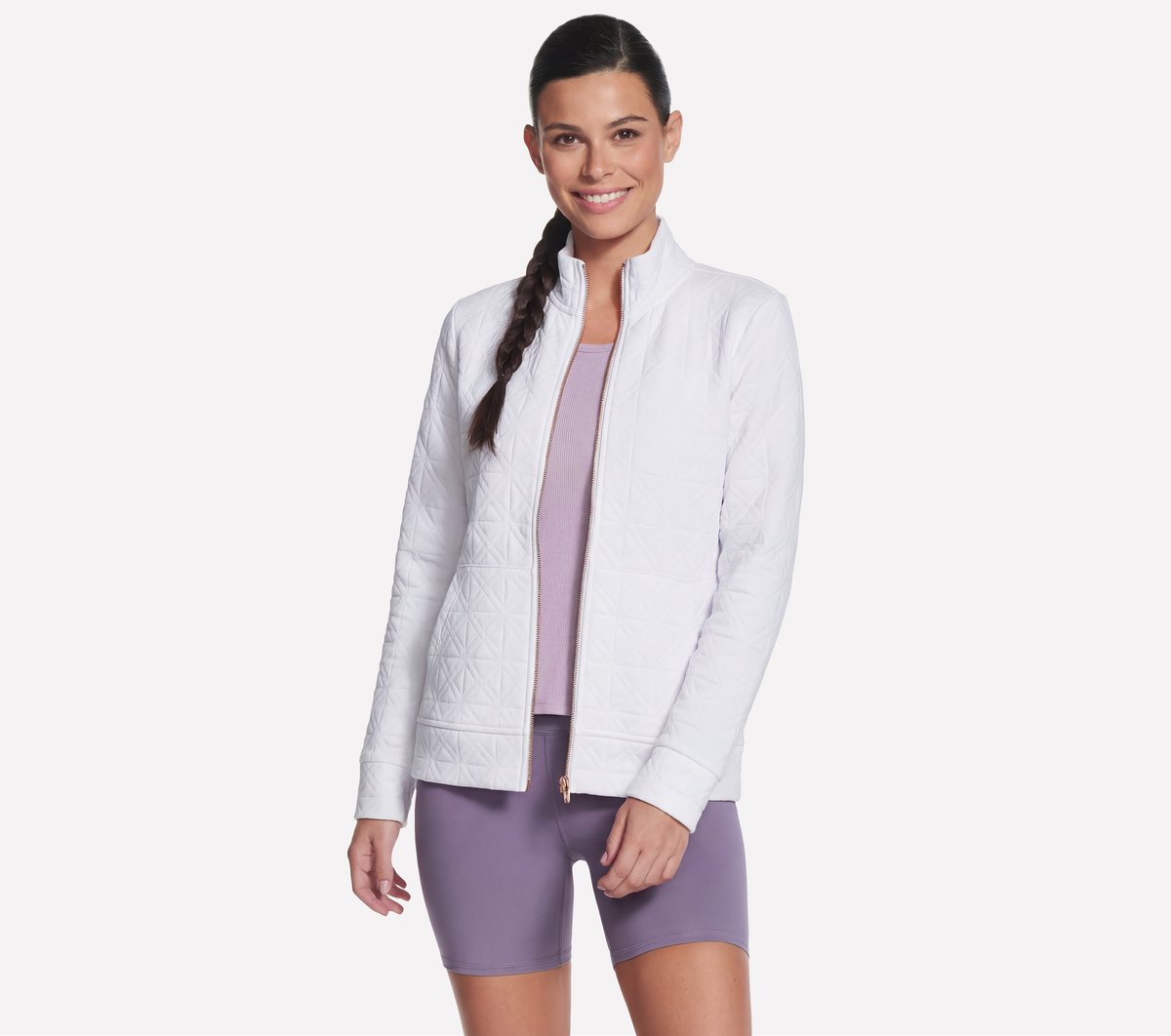 GO WALK Everywhere Cozy Fit Diamond Jacket | Women Skechers sale