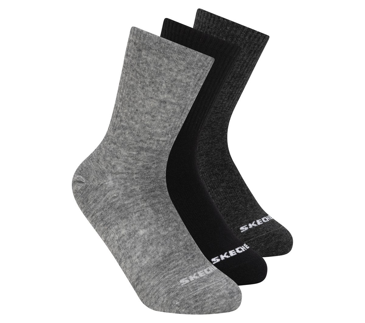 3 Pack Boys' Crew Cotton Socks | Skechers online